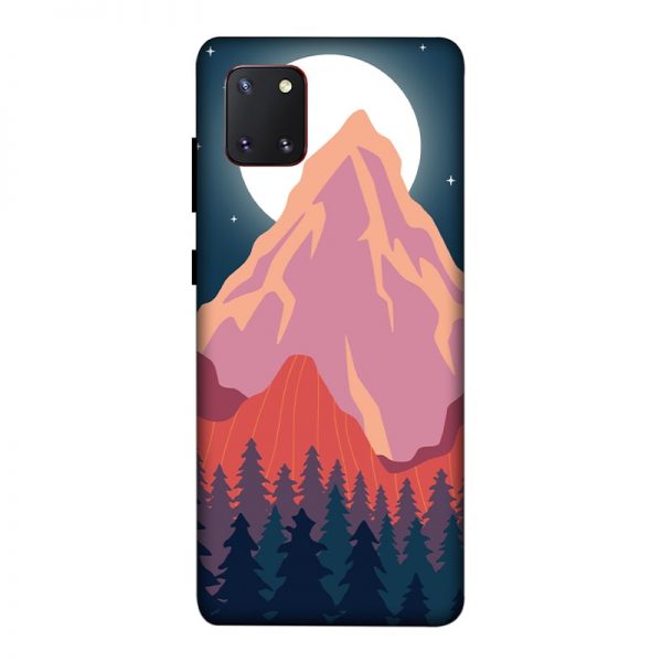 Big Moon and the Mountain Samsung Galaxy Note 10 Lite Mobile Cover