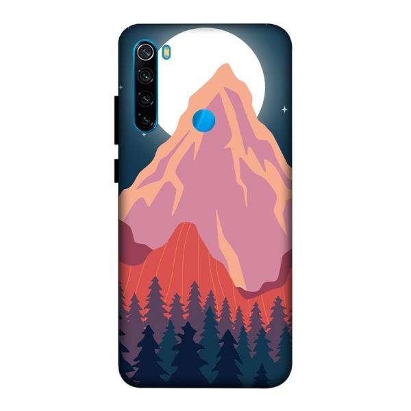 Big Moon and the Mountain Redmi Note 8 Mobile Cover