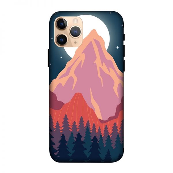 Big Moon and the Mountain iPhone 11 Pro Mobile Cover