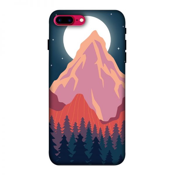 Big Moon and the Mountain iPhone 8 Plus Mobile Cover
