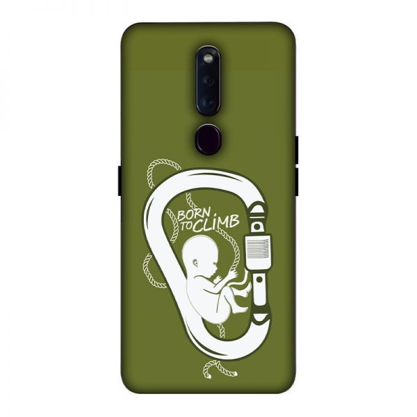 Born to Climb Oppo F11 Pro Mobile Cover