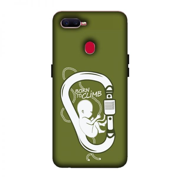 Born to Climb Oppo F9 Mobile Cover