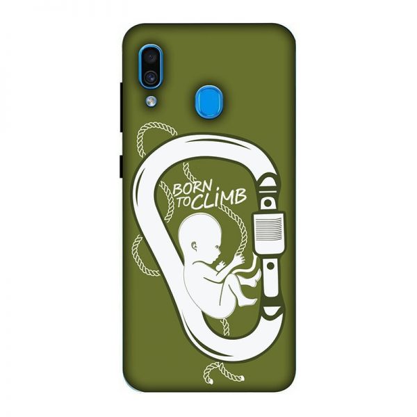 Born to Climb Samsung A30 Mobile Cover