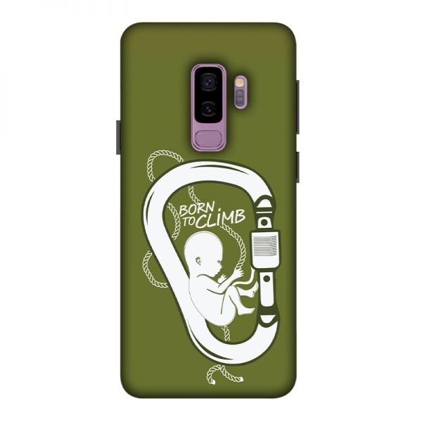 Born to Climb Samsung Galaxy S9 Plus mobile Cover