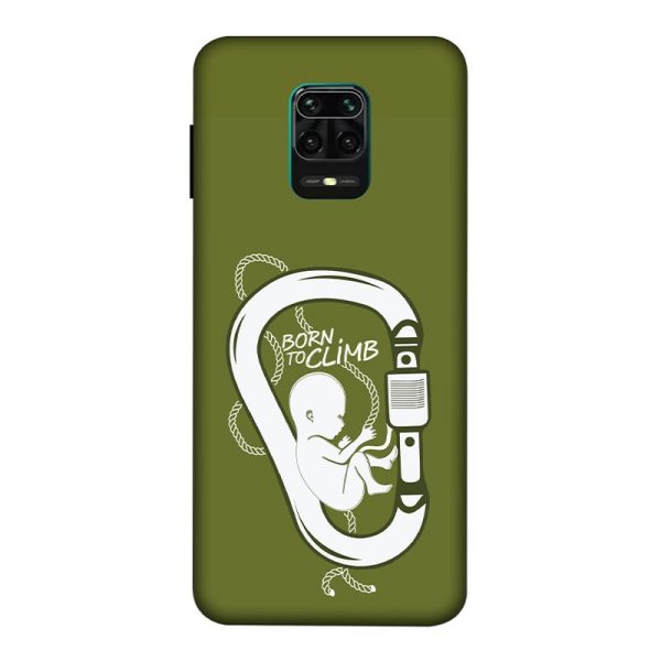 Born to Climb Redmi Note 9 Pro Mobile Cover