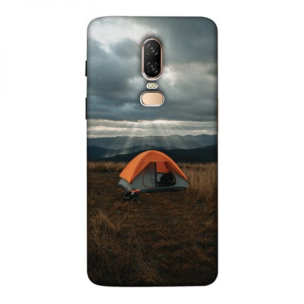 Camp and Tent OnePlus 6 Mobile Cover