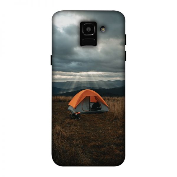 Camp and Tent Samsung J6 Mobile Cover