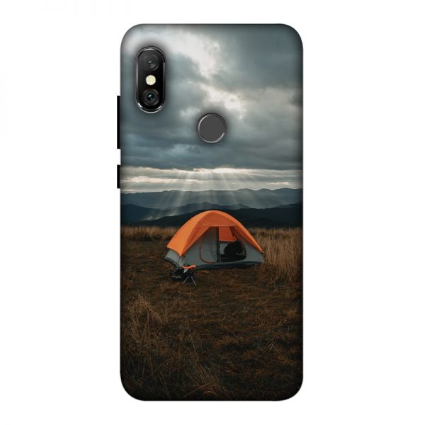 Camp and Tent Redmi Note 6 Pro mobile Cover