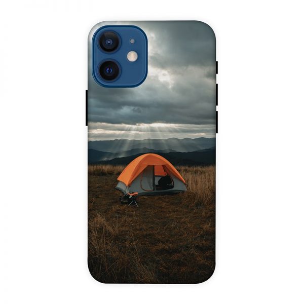 Camp and Tent iPhone 12 Mini Mobile Cover