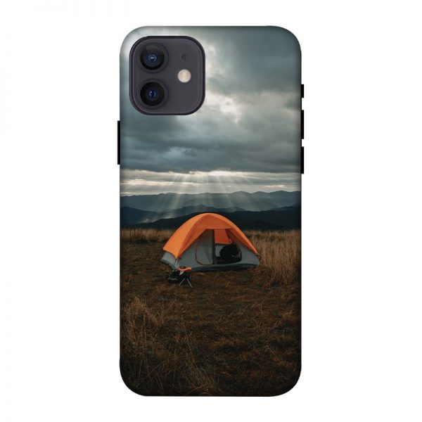Camp and Tent iPhone 12 Mobile Cover