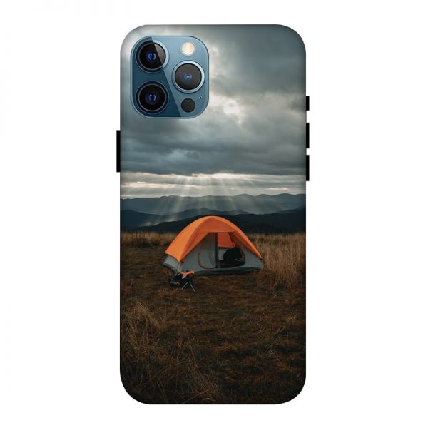 Camp and Tent iPhone 12 Pro Max Mobile Cover
