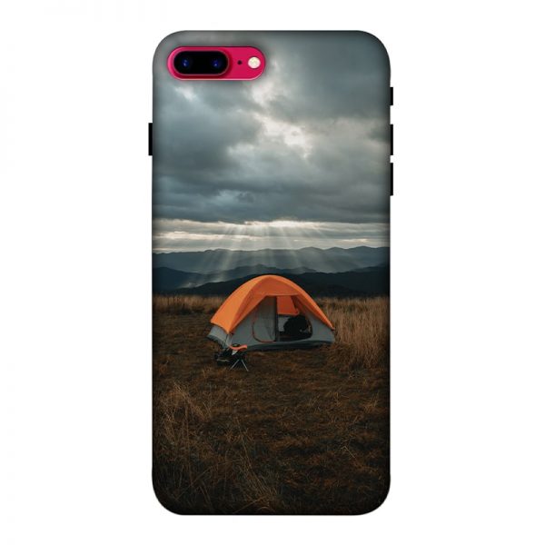 Camp and Tent iPhone 8 Plus Mobile Cover