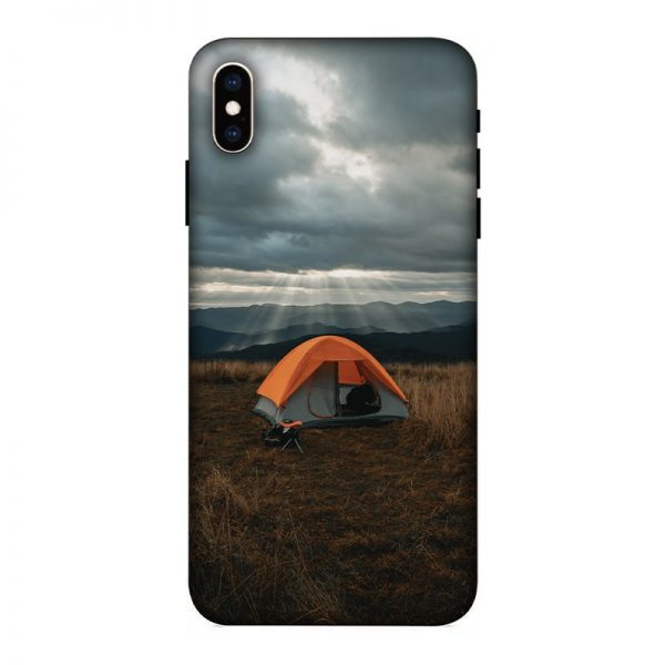 Camp and Tent iPhone XS Max Mobile Cover