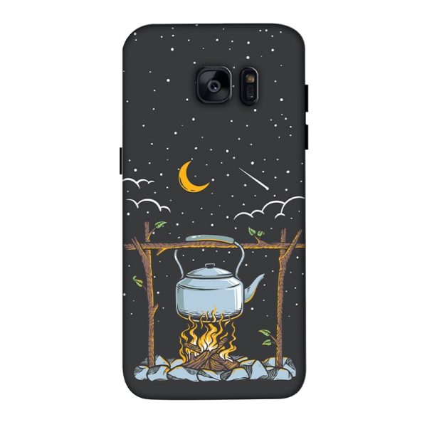 Campfire Samsung Galaxy S7 Edge Mobile Cover