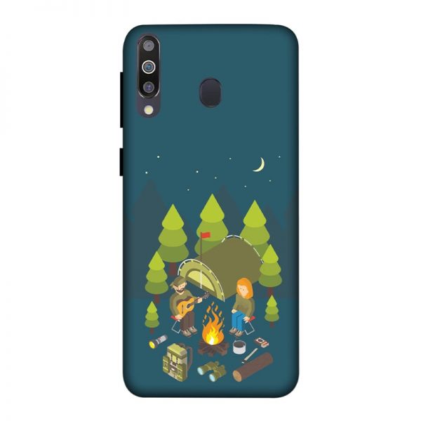Camping Couple Samsung M30 Mobile Cover