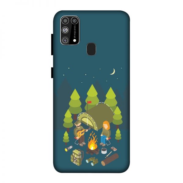 Camping Couple Samsung M31 Mobile Cover