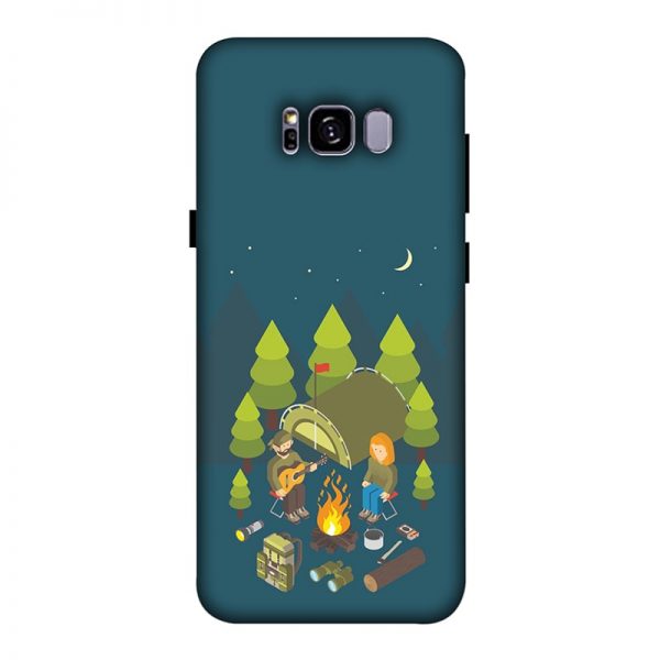 Camping Couple Samsung Galaxy S8 Mobile Cover