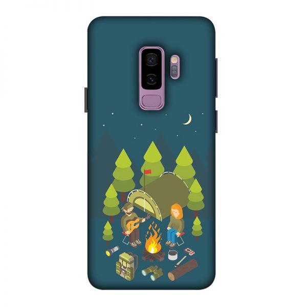 Camping Couple Samsung Galaxy S9 Plus mobile Cover