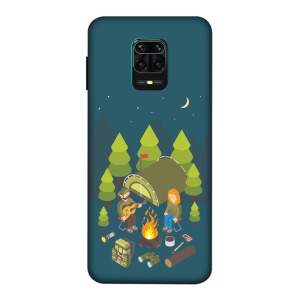 Camping Couple Redmi Note 9 Pro Mobile Cover