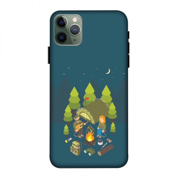Camping Couple iPhone 11 Pro Max Mobile Cover