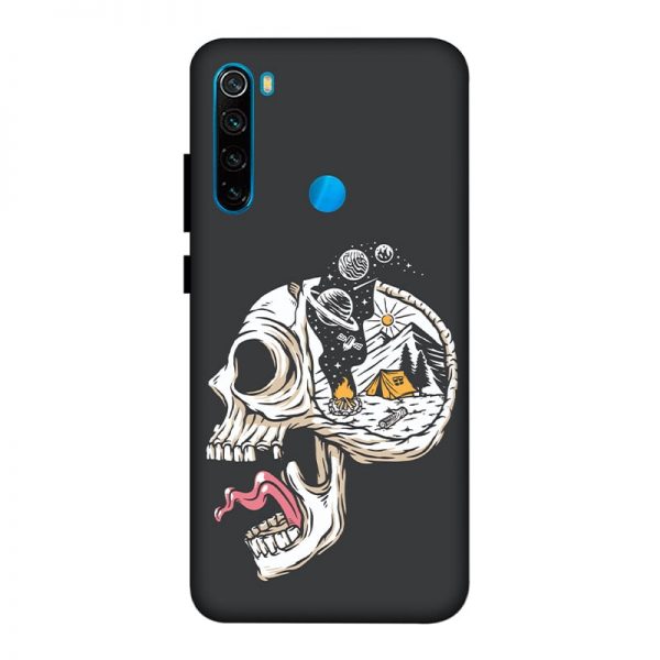 Camping In Head Redmi Note 8 Mobile Cover