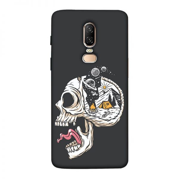 Camping in Head OnePlus 6 Mobile Cover