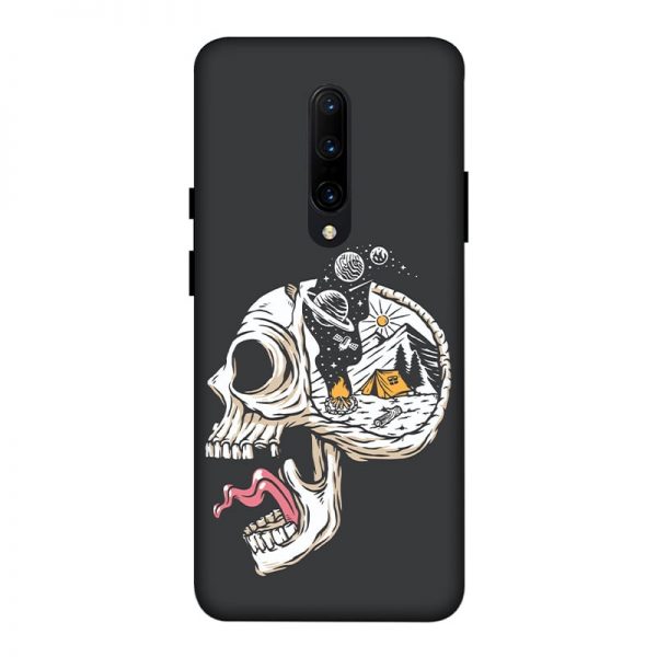 Camping in Head OnePlus 7 Pro Mobile Cover
