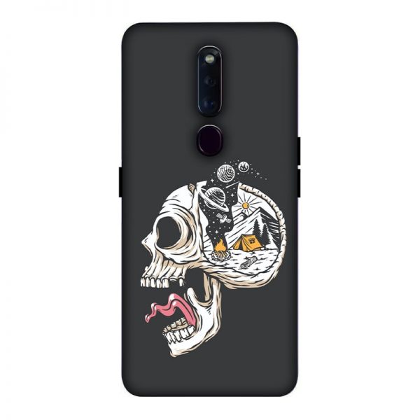 Camping in Head Oppo F11 Pro Mobile Cover