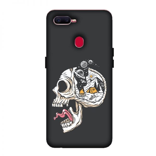 Camping in Head Oppo F9 Mobile Cover