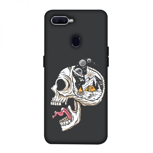 Camping in Head Oppo F9 Pro Mobile Cover