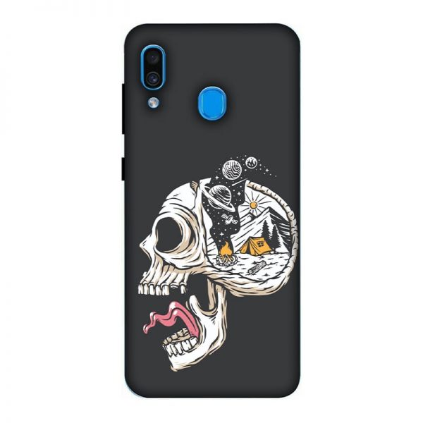 Camping in Head Samsung A30 Mobile Cover