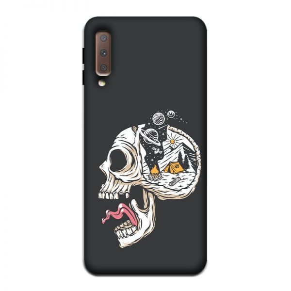 Camping in Head Samsung A7 2018 Mobile Cover