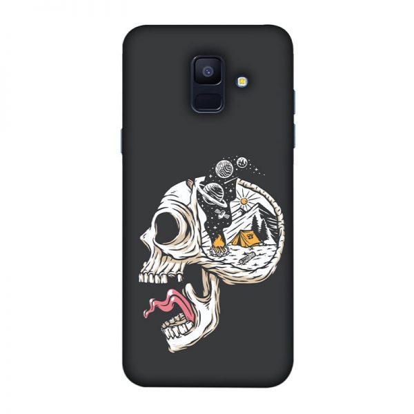 Camping in Head Samsung Galaxy A6 Mobile Cover