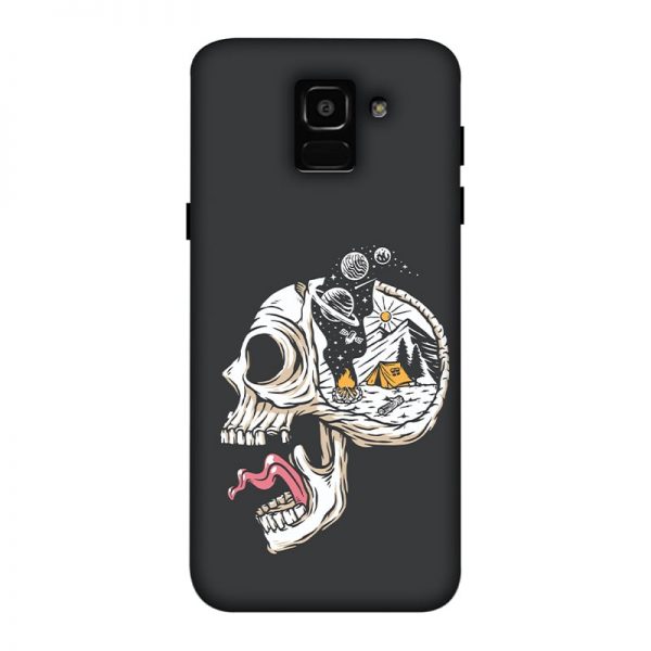 Camping in Head Samsung J6 Mobile Cover