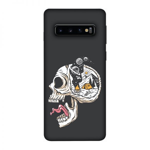 Camping in Head Samsung Galaxy S10 Mobile Cover