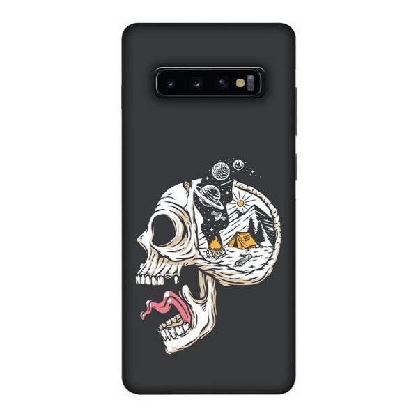 Camping in Head Samsung Galaxy S10 Plus Mobile Cover