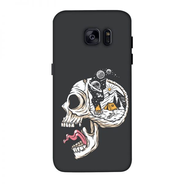Camping in Head Samsung Galaxy S7 Edge Mobile Cover