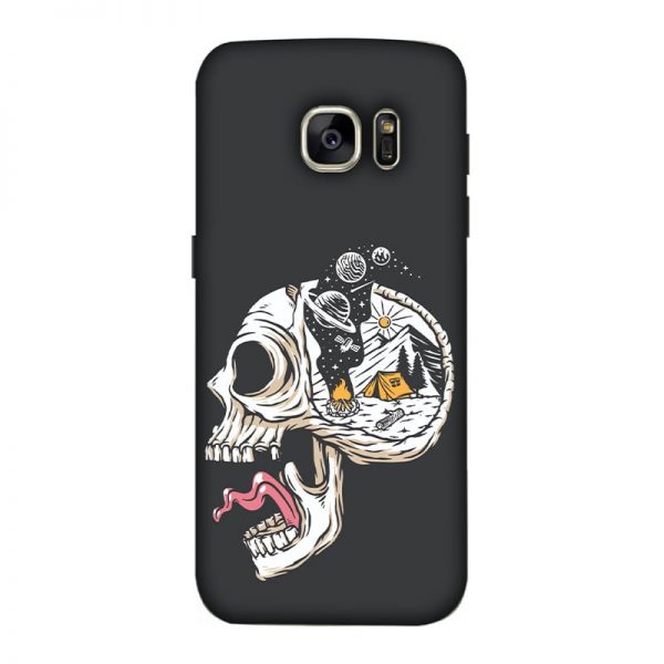 Camping in Head Samsung Galaxy S7 Mobile Cover