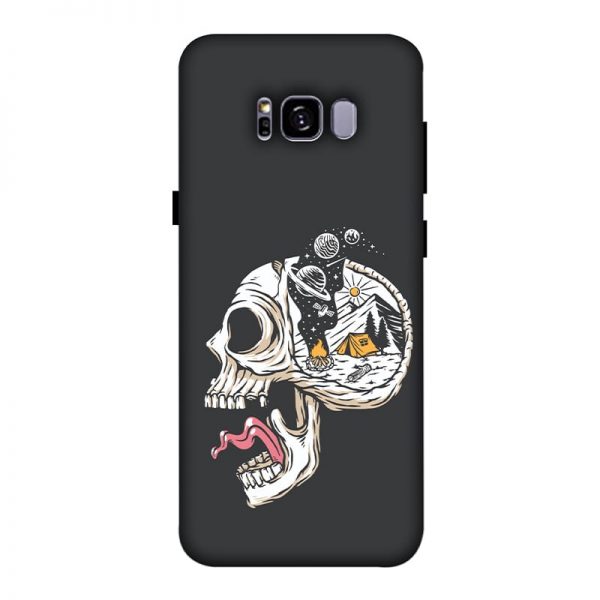 Camping in Head Samsung Galaxy S8 Mobile Cover