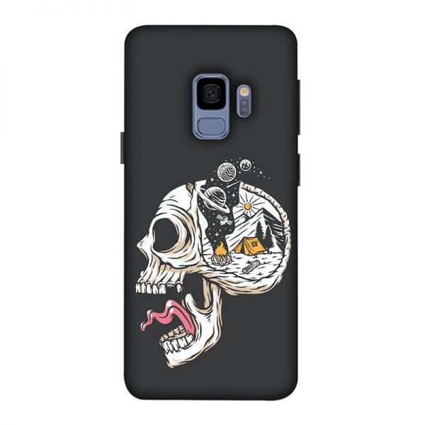 Camping in Head Samsung Galaxy S9 Mobile Cover