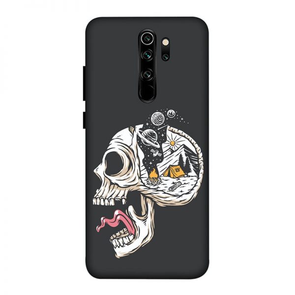 Camping in Head Redmi Note 8 Pro Mobile Cover