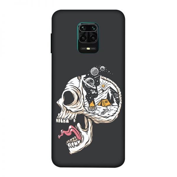 Camping in Head Redmi Note 9 Pro Mobile Cover