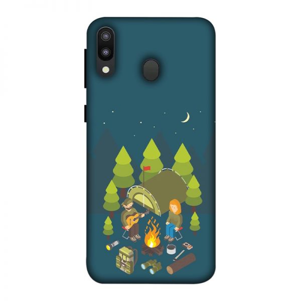 Couple Camping Samsung M20 Mobile Cover