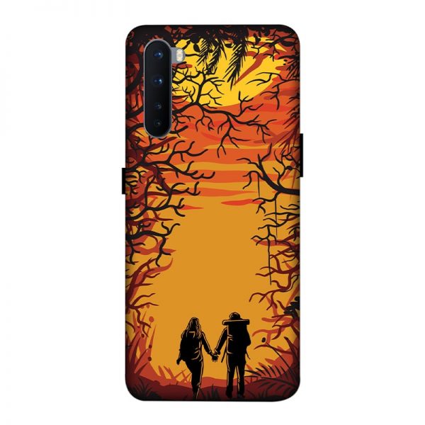Couple in Forest OnePlus Nord Mobile Cover
