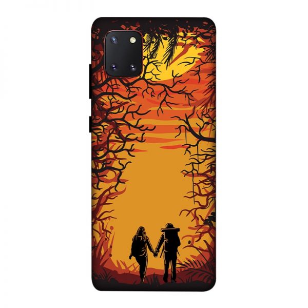Couple in Forest Samsung Galaxy Note 10 Lite Mobile Cover