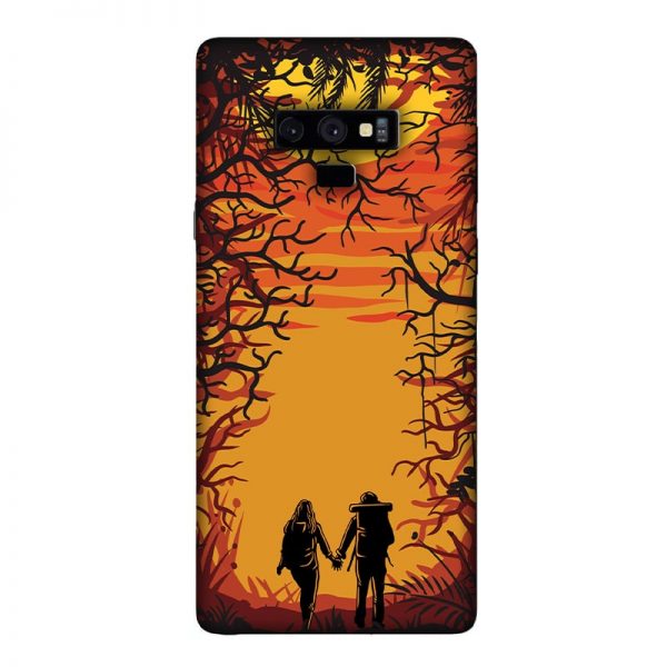 Couple in Forest Samsung Galaxy Note 9 Mobile Cover