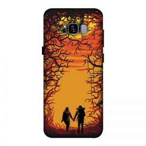 Couple in Forest Samsung Galaxy S8 Mobile Cover
