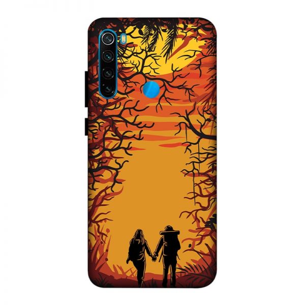 Couple in Forest Redmi Note 8 Mobile Cover