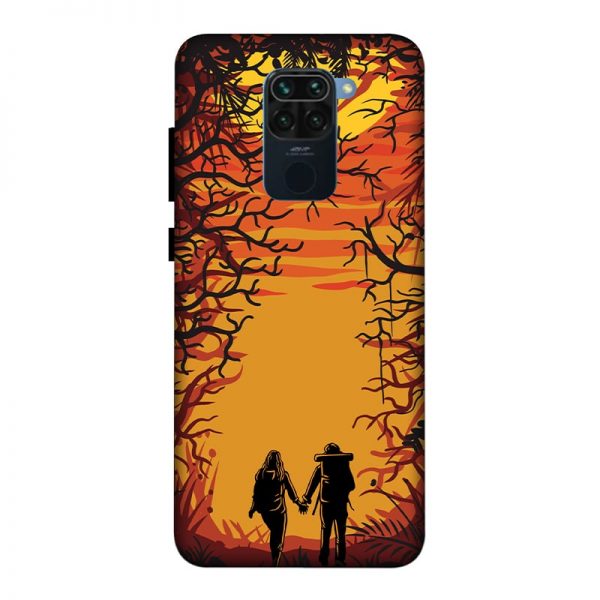 Couple in Forest Redmi Note 9 Mobile Cover