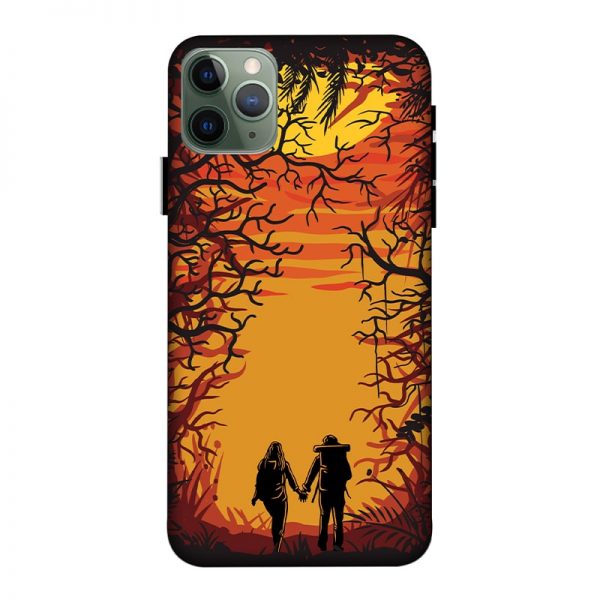 Couple in Forest iPhone 11 Pro Max Mobile Cover